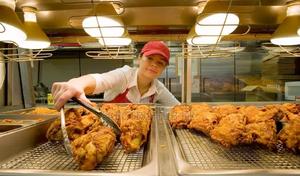 Suited Chicken-Chips Restaurant Busines Point of Sale System