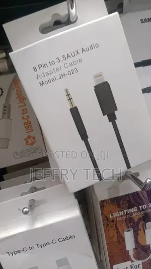 3.5 Mm Audio Cable With Lightning Connector