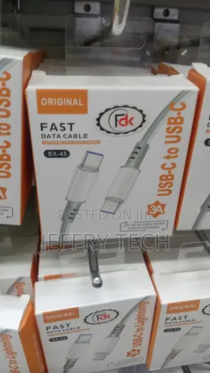 Type-C to Type-C Fast Charging Cable