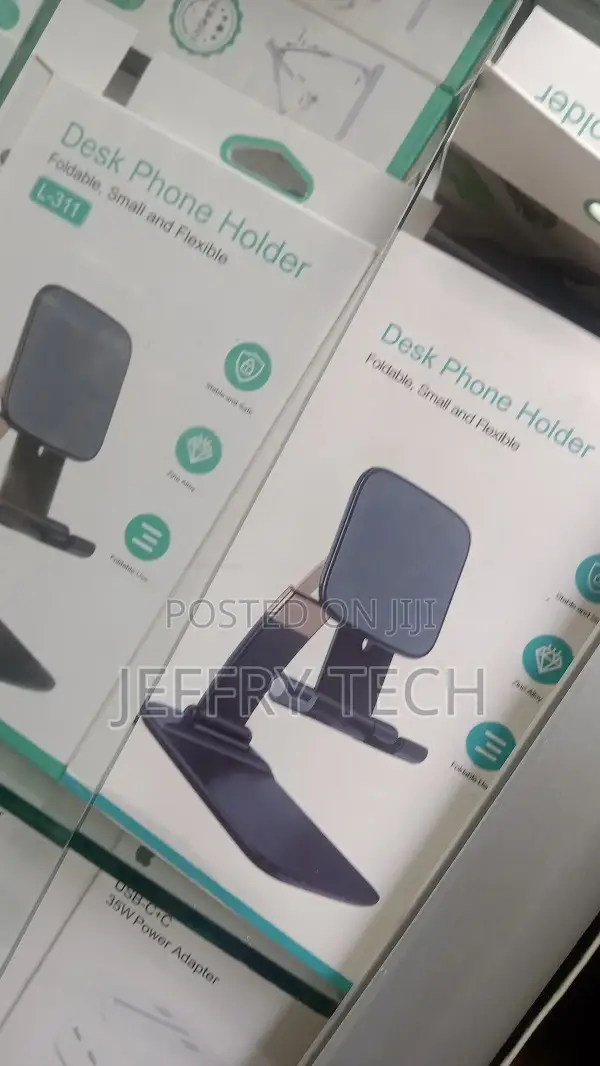 Cell Phone Stand for Desk, Fully Foldable Phone Stand, Adjus