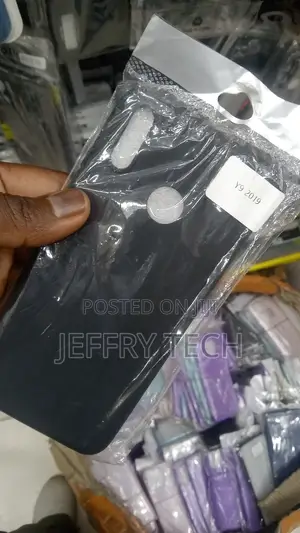 Huawei Y9 2019 Silicone Case, Slim Silicone Rubber Shockpro
