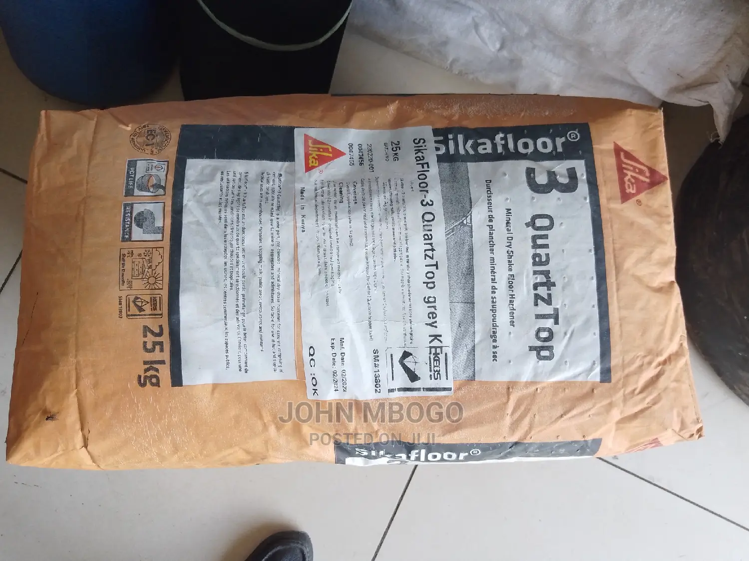 Sika Quartzop 3 / Sika Floor Hardener in Stock