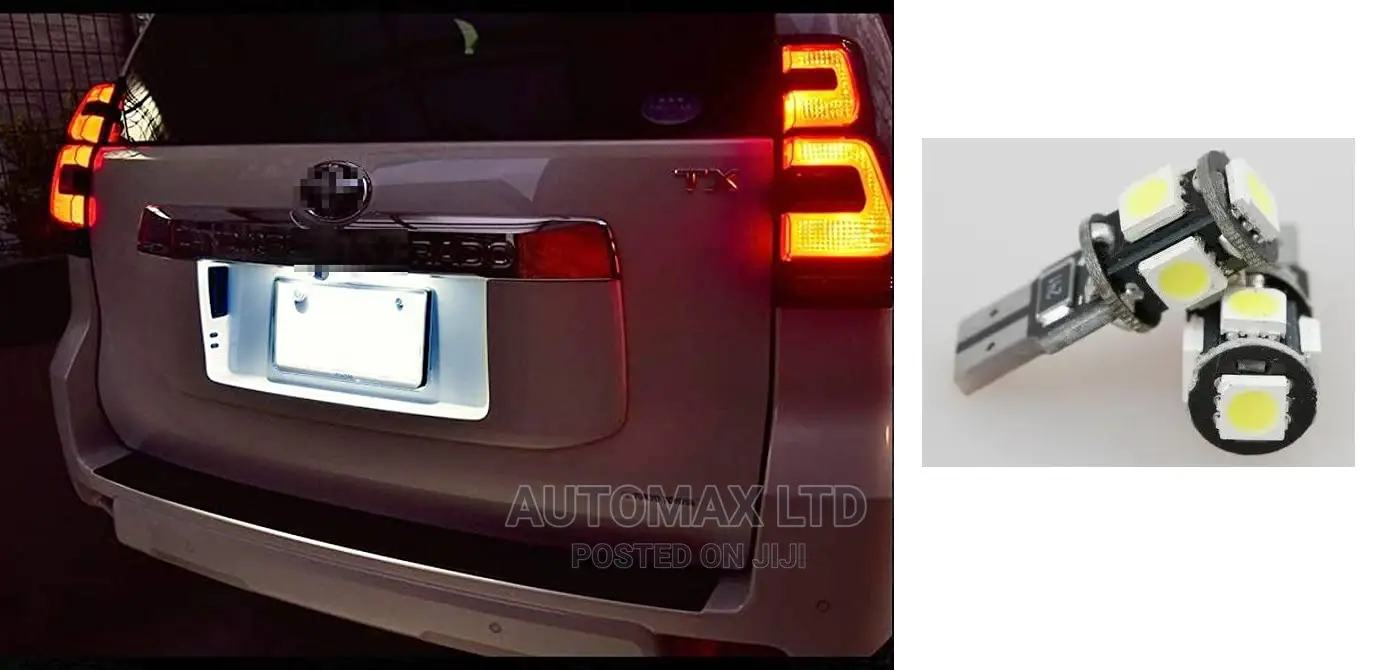Number Plate Led Bulbs. For Toyota Land Cruiser Prado. J150