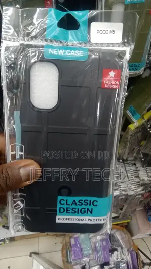Rugged Fiber Cover for Xiaomi Poco M5 Case Bumper Anti-Knock