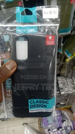 Armor Case Tough Rugged Cover for Xiaomi Poco M4 Pro 5G Blac