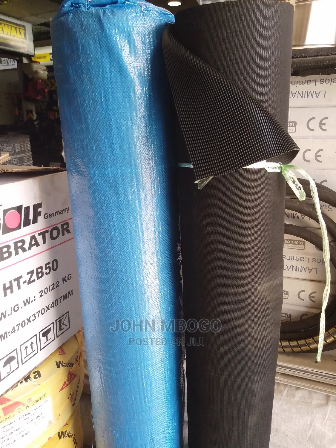 Rib Antslip Rubber Mat 12m2