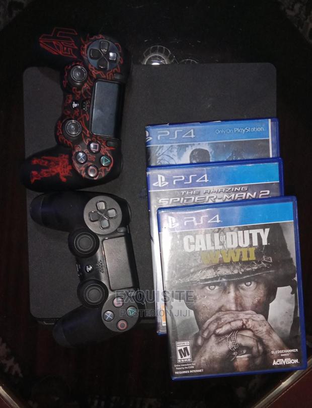 Playstation 4 Slim( 2 Controllers 2 Free Games) - thumbnail 6