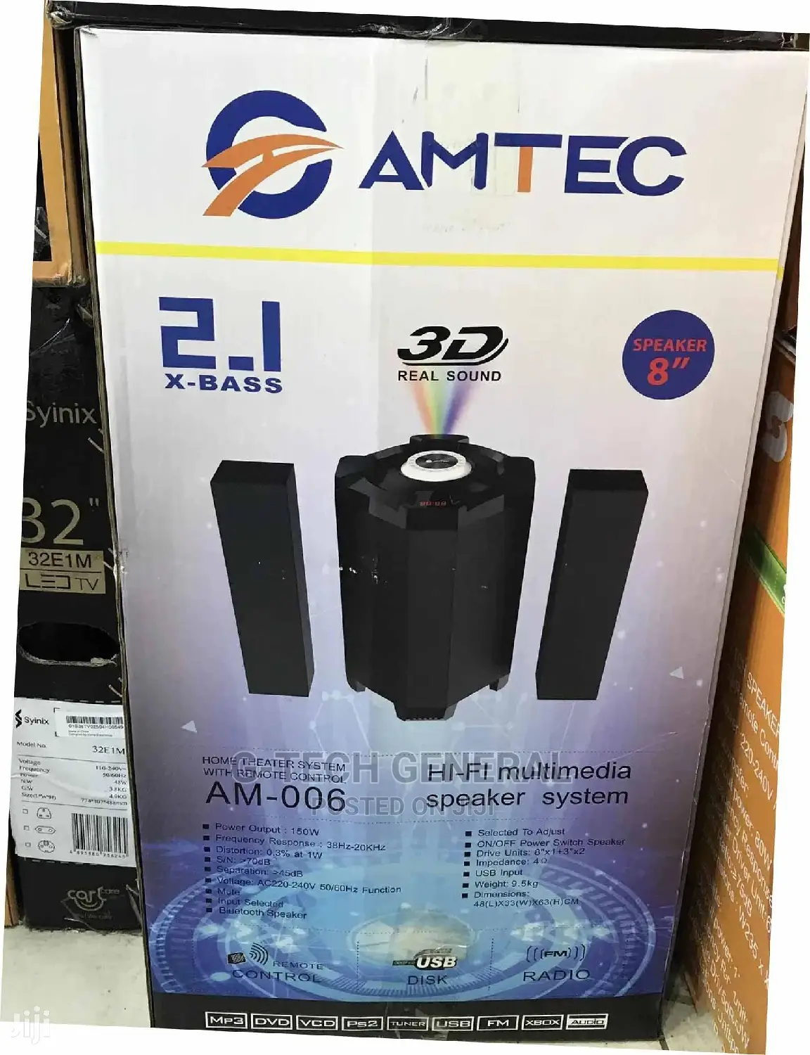 Amtec Am-006 2.1 X-Bass Woofer