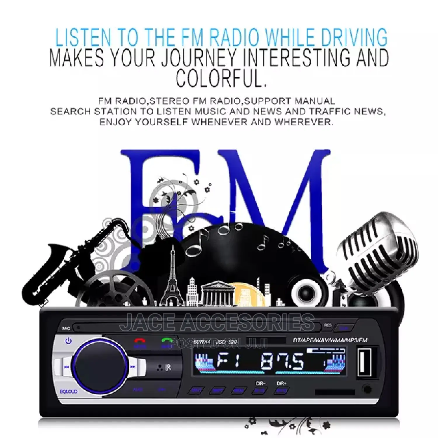 New Car Mp3 Radio With Bluetooth