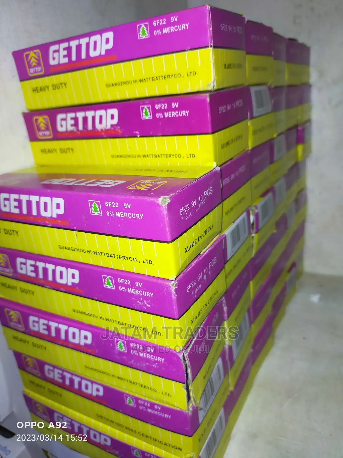 Gettops 9v Heavy Duty Battery