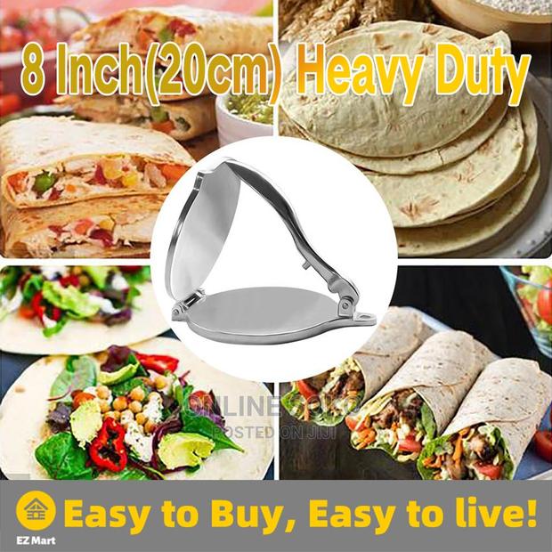 Aluminium Alloy Tortilla Chapati Press Maker - 8 or 6.5 Inch