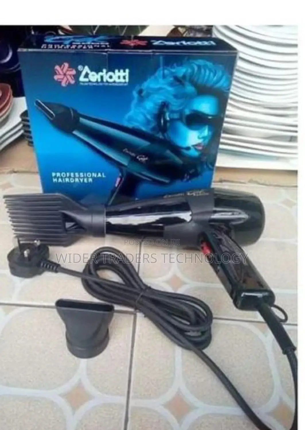 Zeriotti Beauty Blow Dry Hair Dryer Black