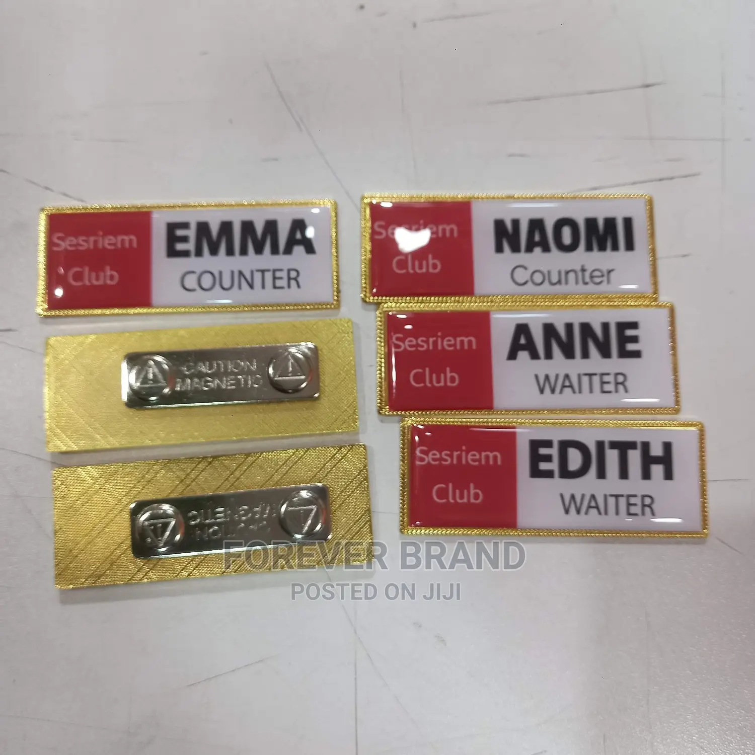 Employee's Nametags