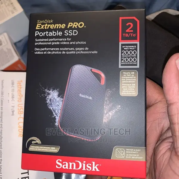 Sandisk E81 Extreme PRO Portable External Ssd 2tb