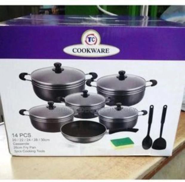 TC 14 Pcs Heavy Duty Non Stick Cooking Ware Pots Set - thumbnail 2
