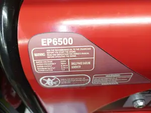 Honda Keystart 6.5kva Petrol Generator