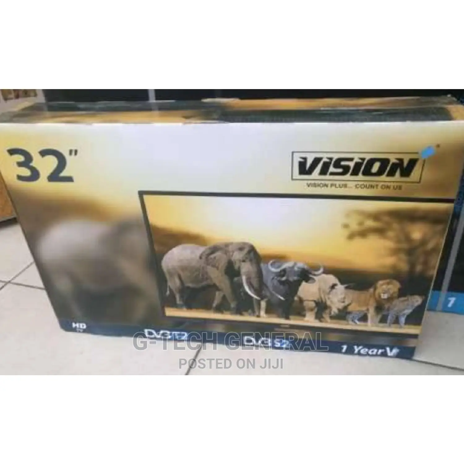 Vision Plus 32" Led Digital Tv.In-built Decoder
