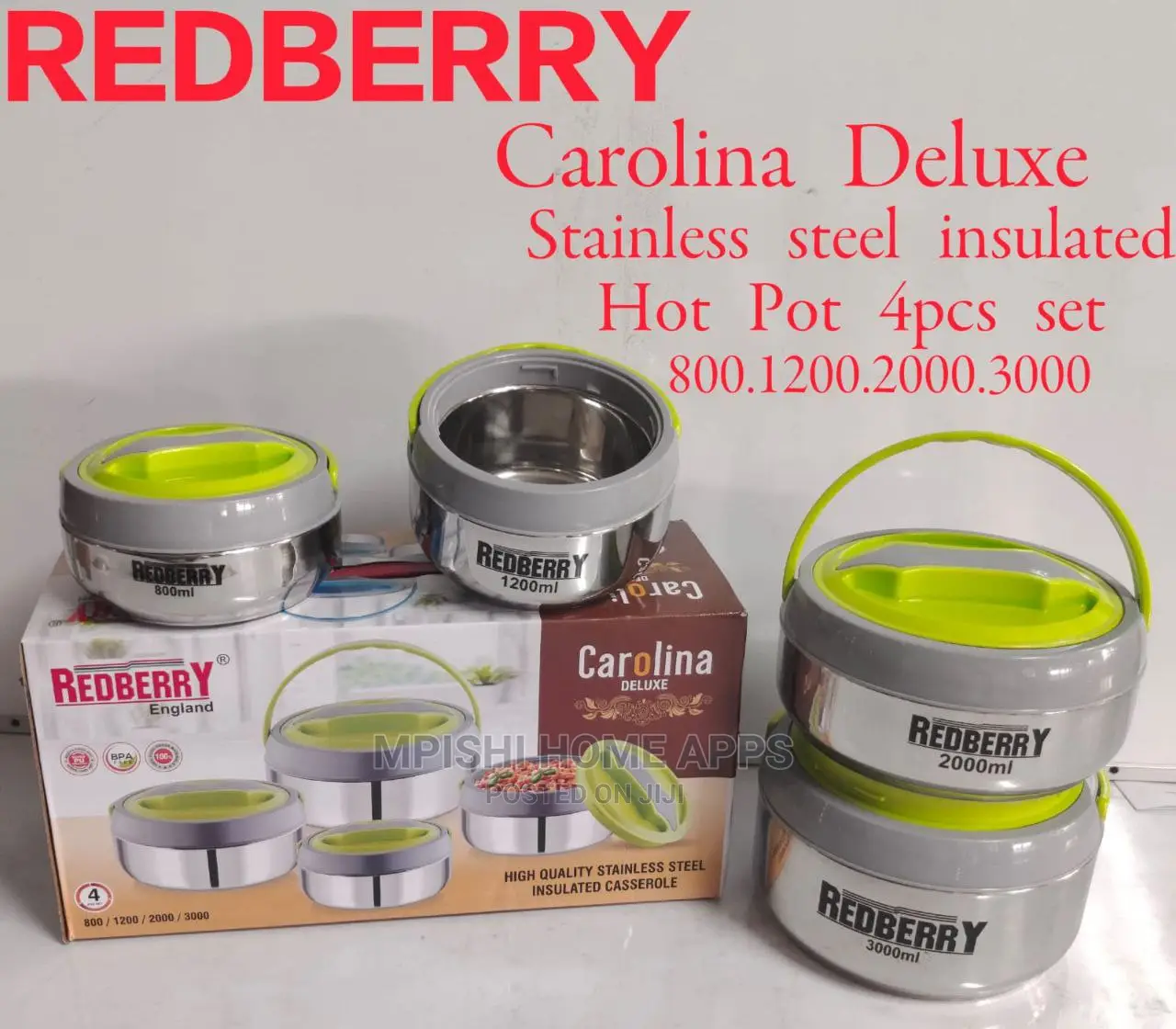 4pcs Carolina Hot Pots