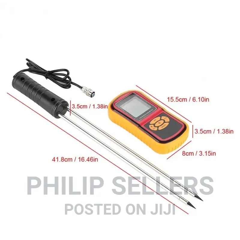 Grain Moisture Meter GM640 Portable Digital LCD Temperature