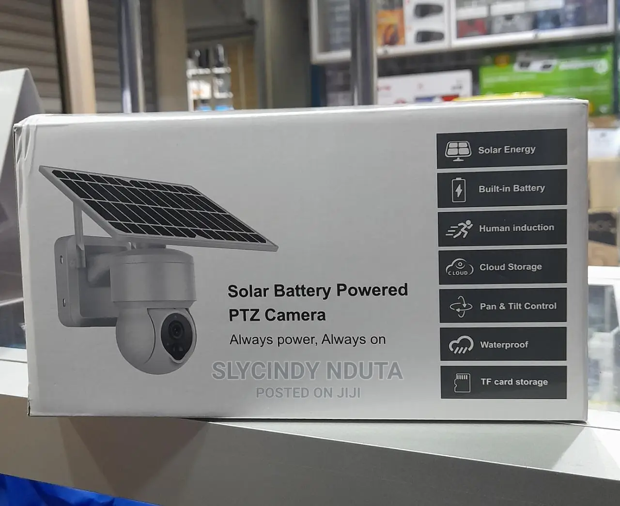 Solar Battery Powered PTZ Camera