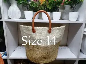 12 Inches Leathered Hands Laundry Baskets