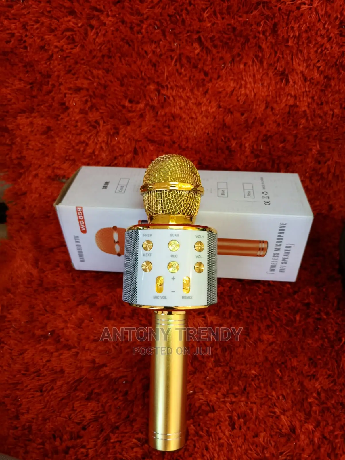 Wireless Bluetooth Karaoke Microphone, Portable.