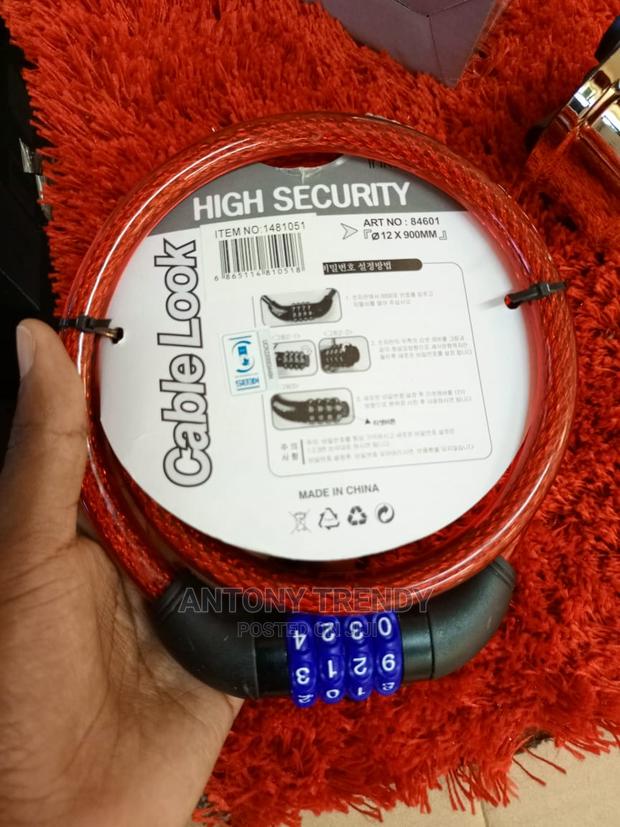 5-Digit Resettable Combination Anti-Theft Bike Locks - thumbnail 3