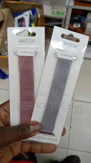 Watch All Series 42/44 Mm Metal Watch Strap (Silver)GD1 42 M