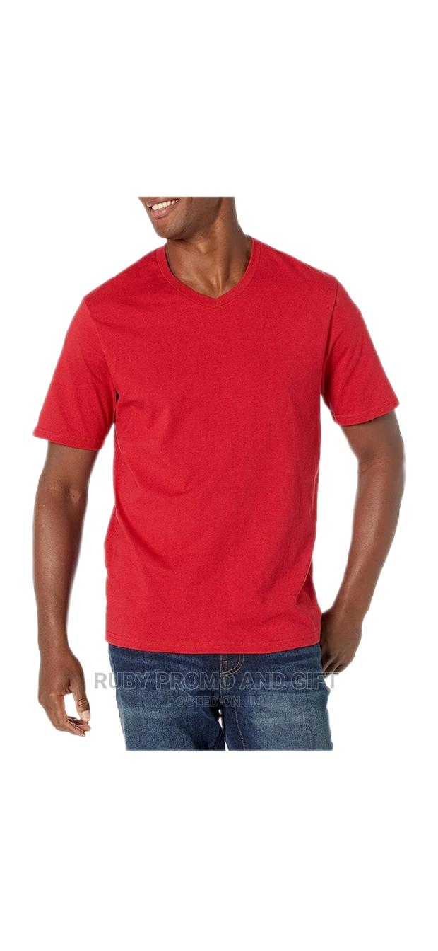 Red v-Neck T-Shirts - thumbnail 2