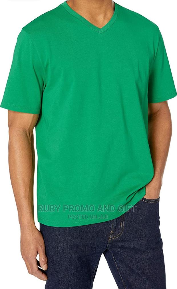 Green v-Neck T-Shirts - thumbnail 2