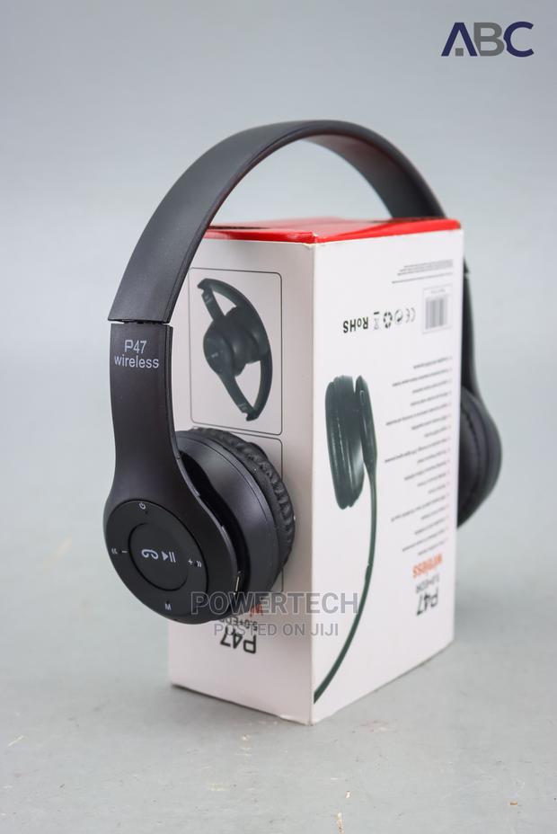 P47 Wireless Headphones. Bluetooth Connectivity - main view
