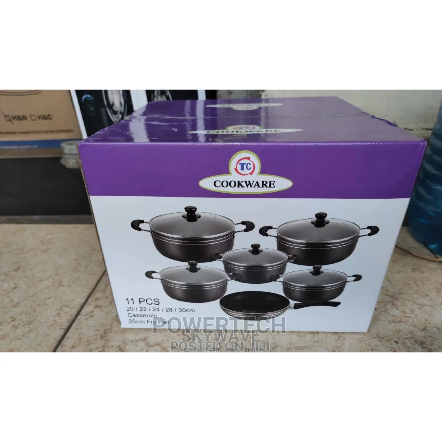 14pcs Heavy Non-Stick Cooking Pot Sufuria Set,