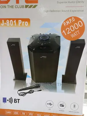 Jtc 2.1 CH Sub Woofer HD Sound Usb/Fm/Bt-Black