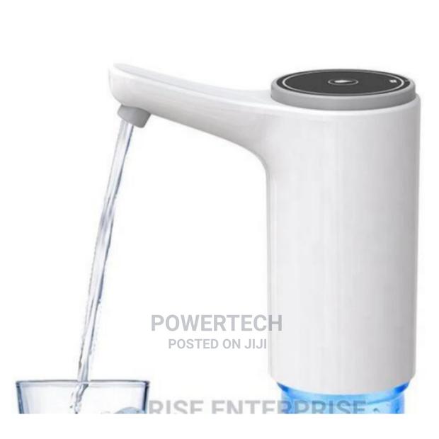 White Electric Water Pump Dispenser - main view