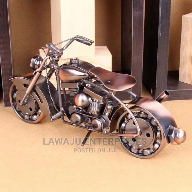Retro Wrought Iron Motorcycle Model Creative Kids Gift/Decor - thumbnail 2