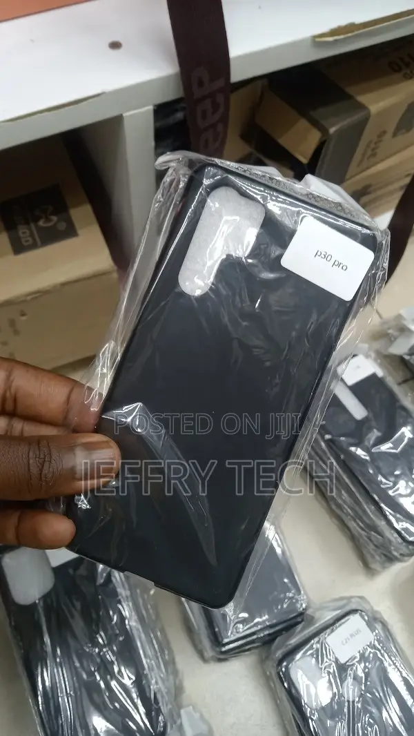 Huawei P30 Pro Case Soft Liquid Silicone Built-In Microfiber