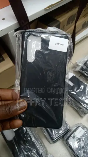 Huawei P30 Pro Case Soft Liquid Silicone Built-In Microfiber