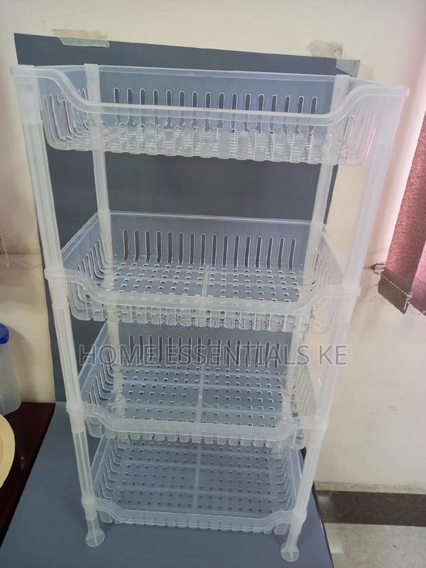 Adix Spacio Trolly 4tier Clear - main view
