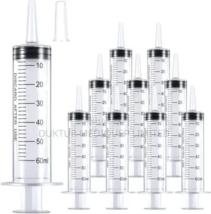 1pc 60ml/Cc Syringe With Catheter Tip