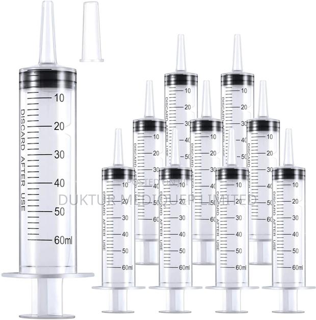 1pc 60ml/Cc Syringe With Catheter Tip