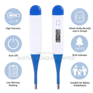 Digital Thermometer For Fever, Oral,Rectal And Underarm Use
