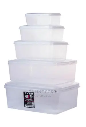 Portable Reusable Food Storage Containers - Set of 5