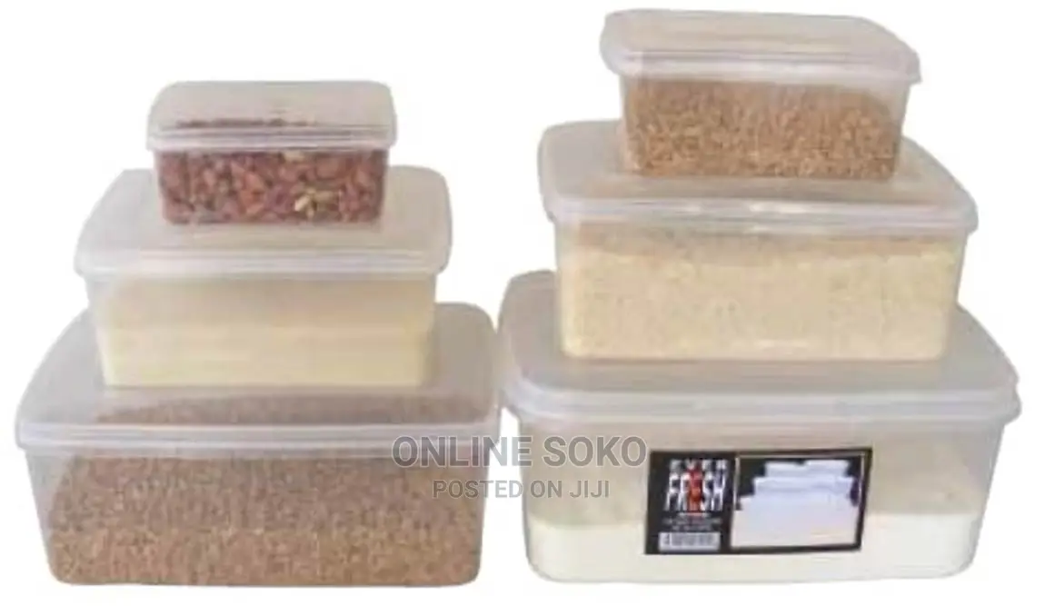 Portable Reusable Food Storage Containers - Set of 5