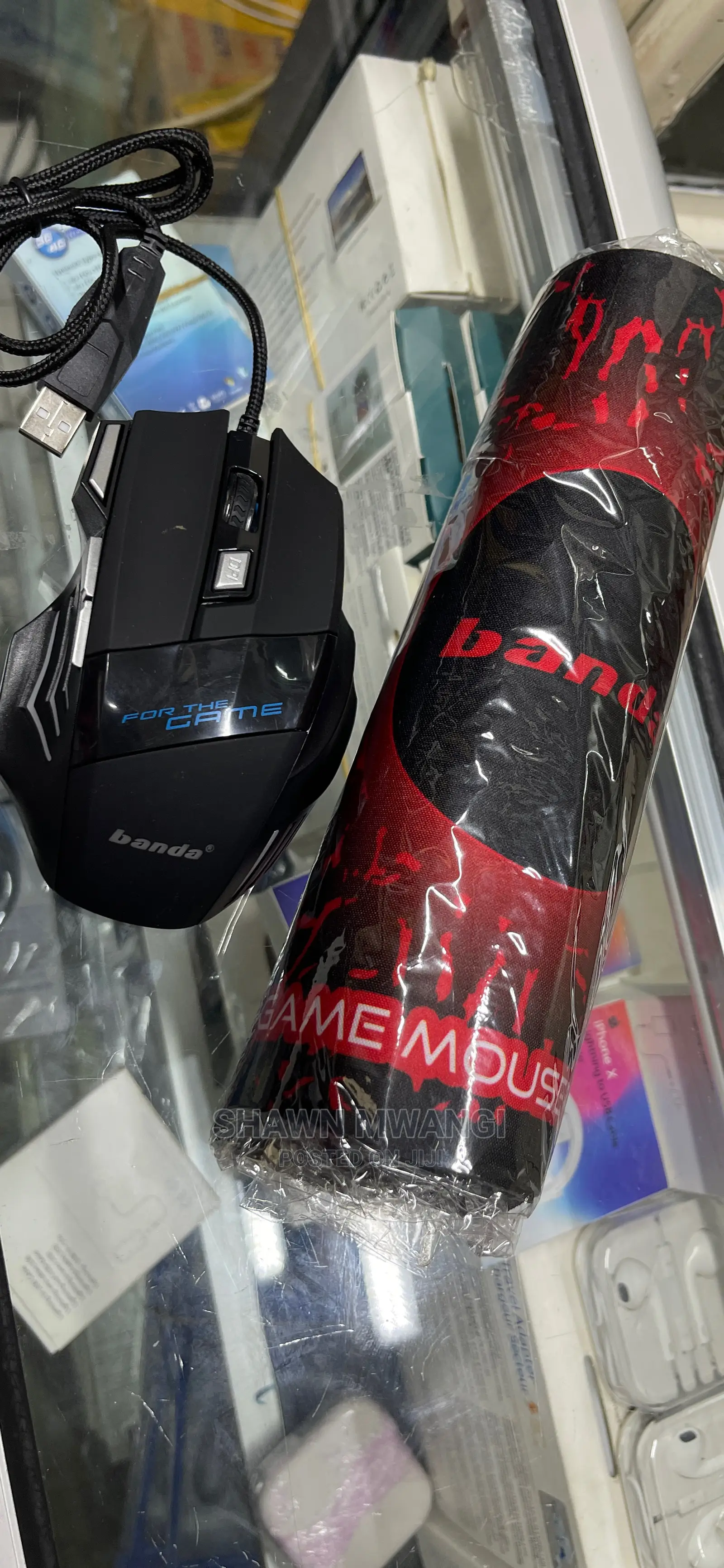 Combo Original Gaming Mouse and Mouse Pad 7D