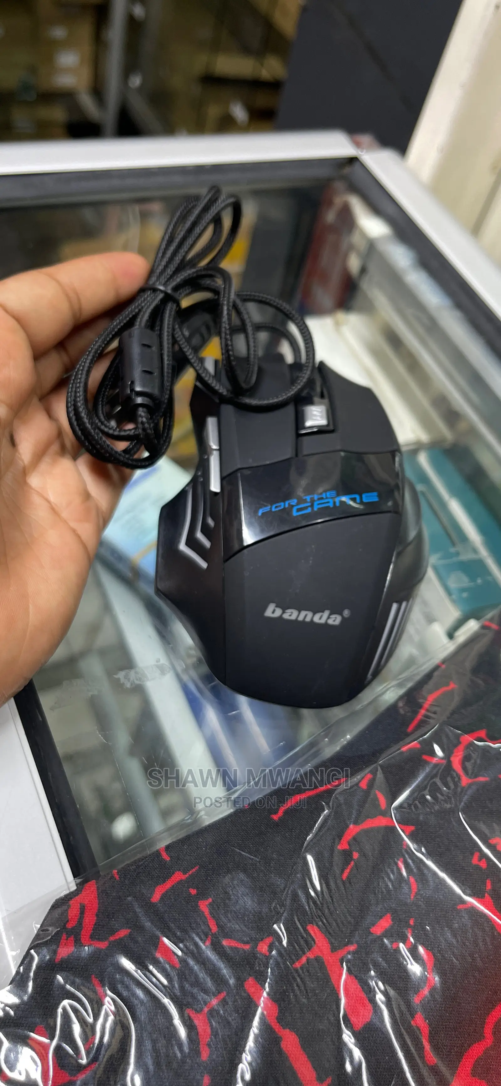 Combo Original Gaming Mouse and Mouse Pad 7D