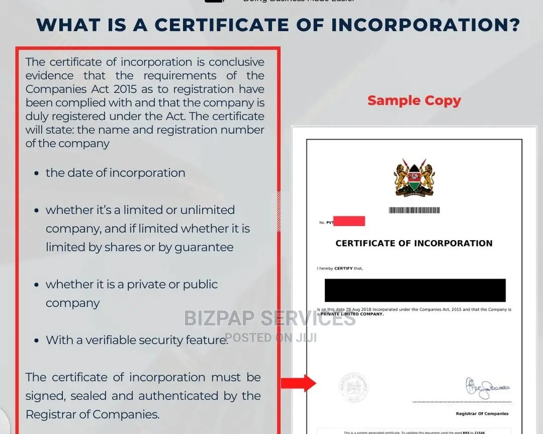 Company and Business Name Registration