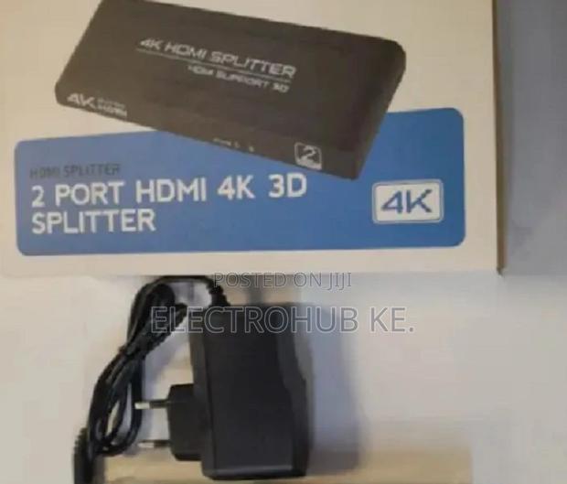 Best 2 Way 3D HDMI Splitter Black - main view