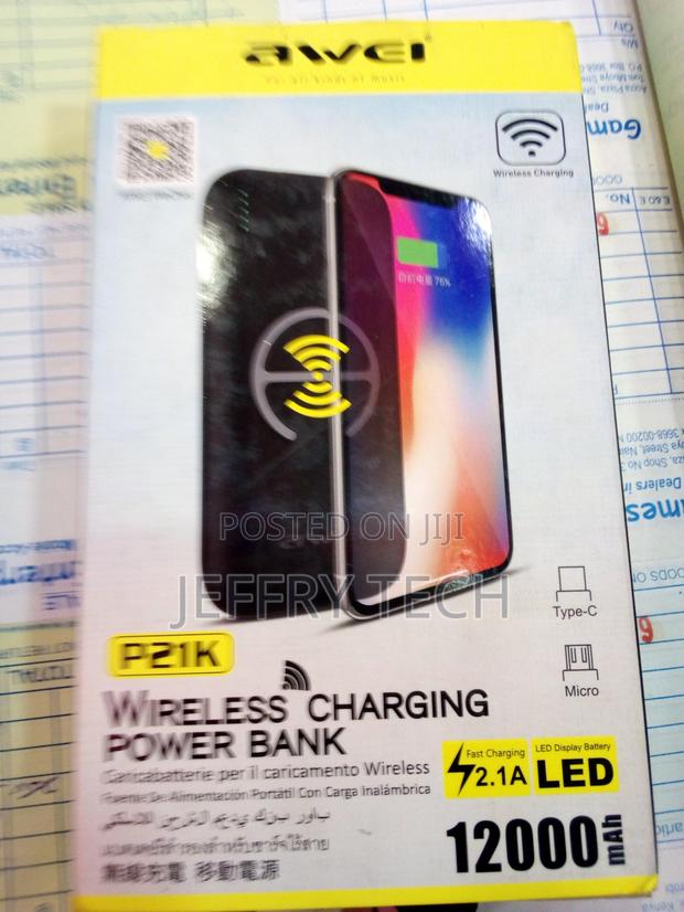 Awei P21K 12000mah Wireless Charging Power Bank - thumbnail 2