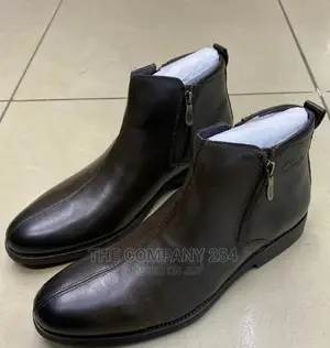 Mens Designer Fashion Smart Casual Business Leather Boots