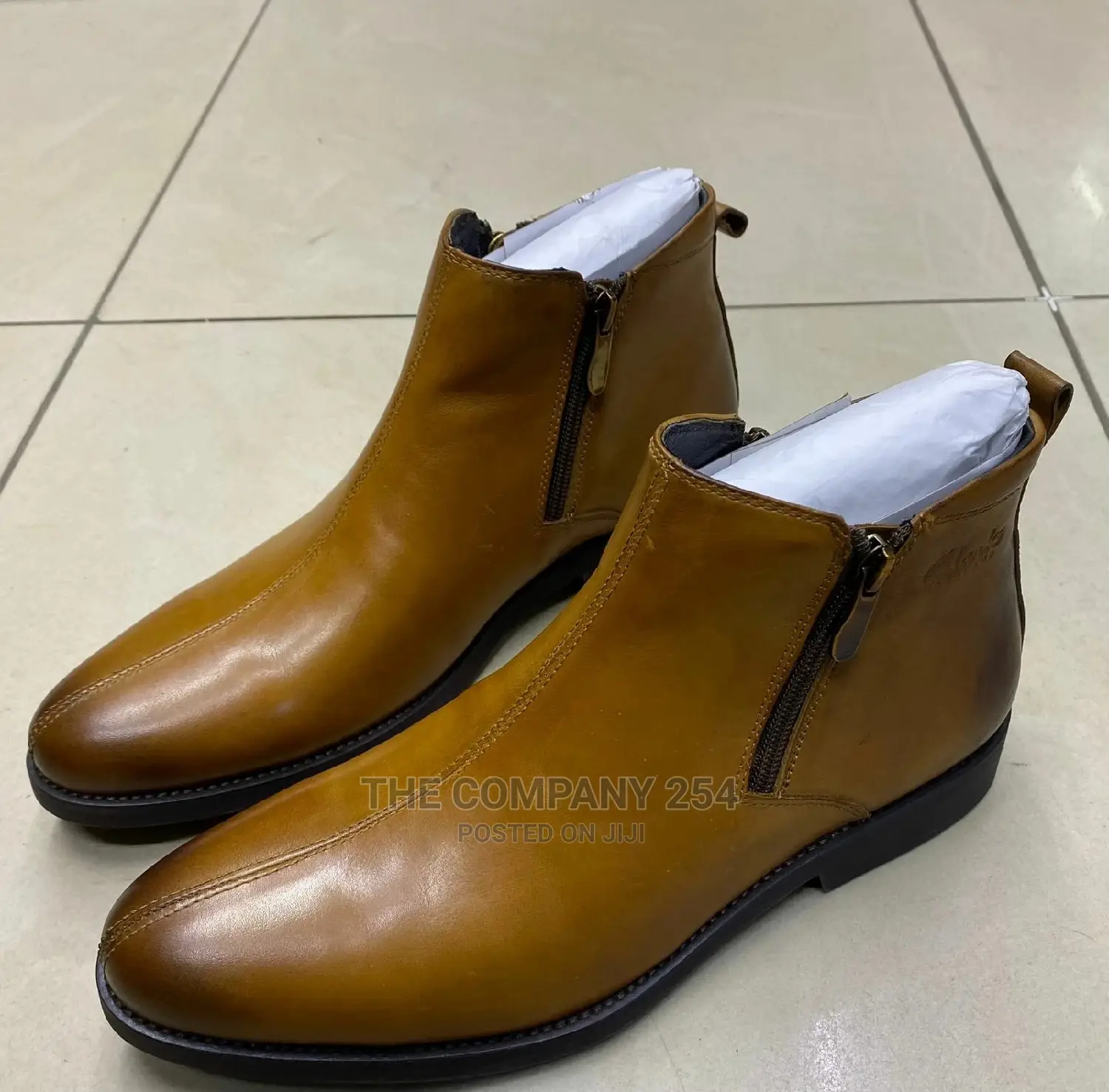 Mens Designer Fashion Smart Casual Business Leather Boots